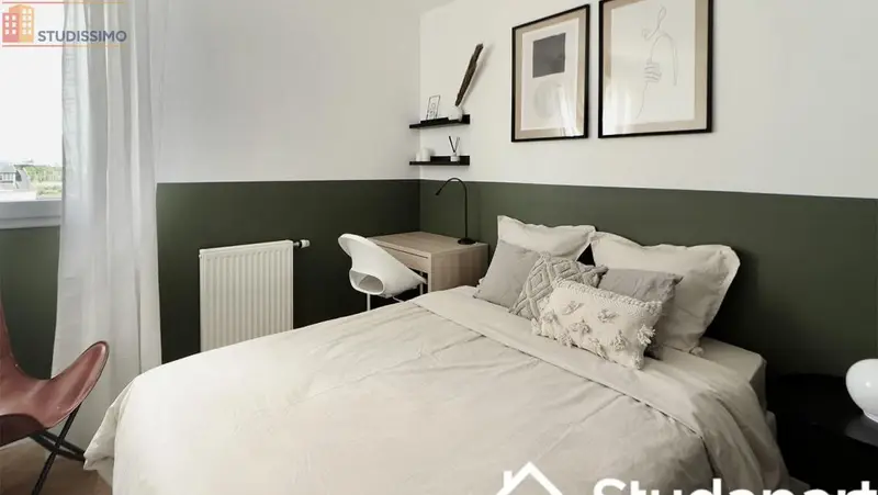 Studio meublé 10m² Saint-Denis 93210 - Étage élevé, lumineux - Photo 2