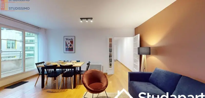 Studio meublé 10m² Bobigny - Lumineux, DPE A - Photo 8