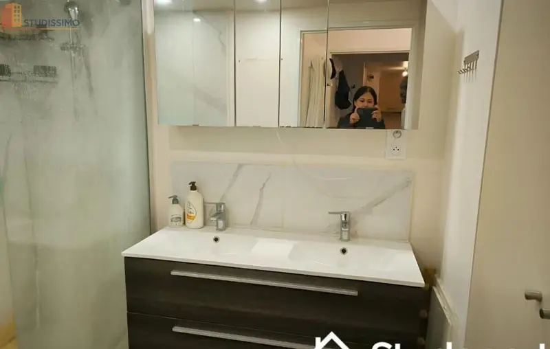 Studio meublé 30m² Aubervilliers - Meublé, lumineux - Photo 3