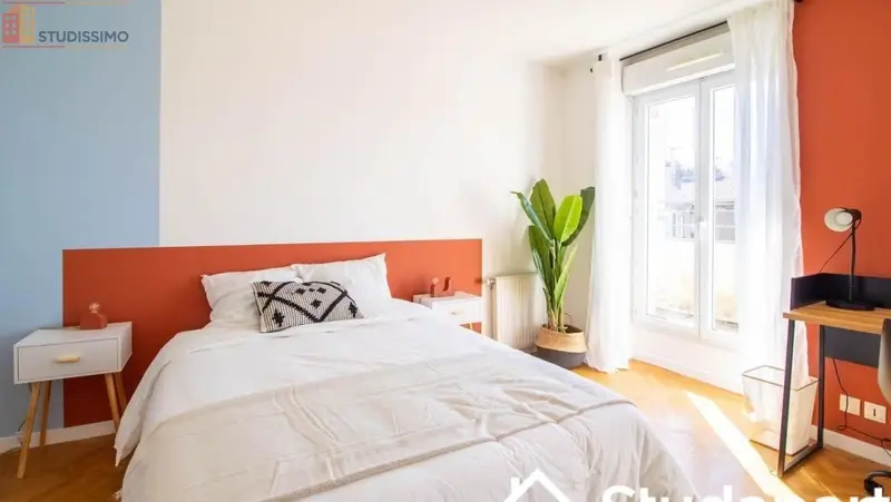 Studio meublé 11m² Saint-Denis 93210 - Étage élevé, DPE A - Photo 5