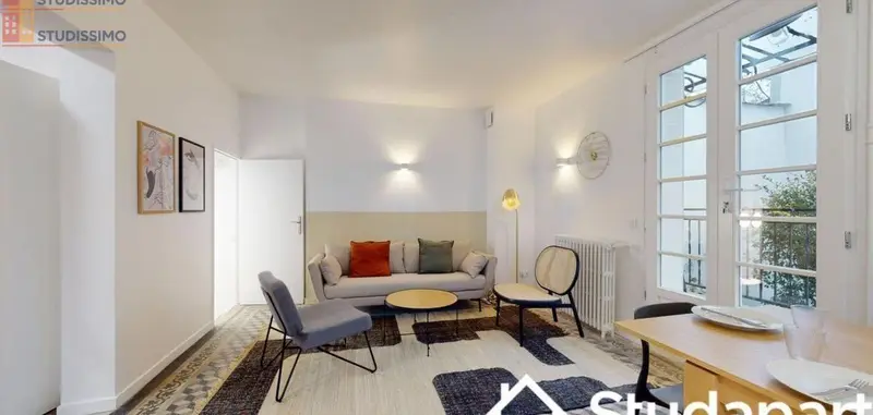 Studio meublé 15m² Montreuil - Meublé, DPE A - Photo 1