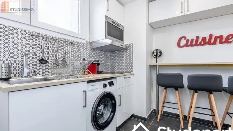 Studio meublé 10m² Le Bourget - Meublé, DPE D - Photo 4