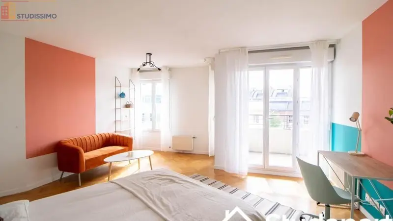 Studio meublé 12m² Saint-Denis 93210 - Meublé, DPE A - Photo 3