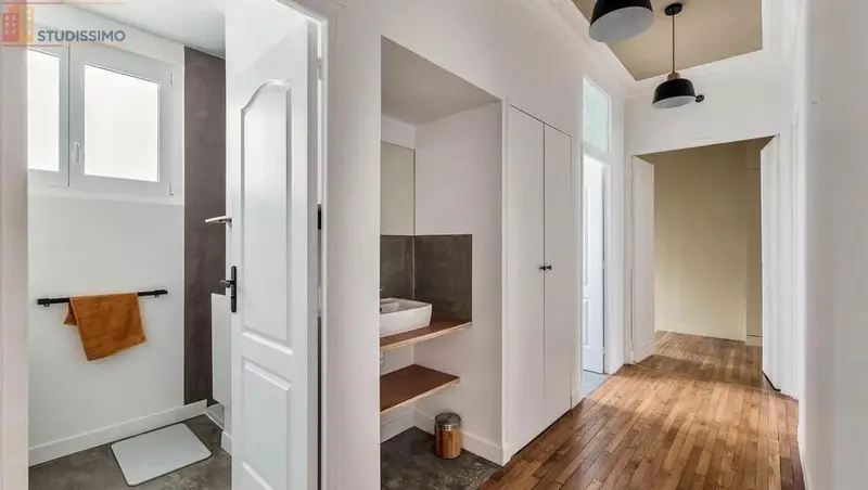 Studio meublé 27m² Aubervilliers - Lumineux, DPE A - Photo 2