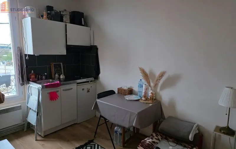 Studio meublé 16m² Aubervilliers - Rénové, bien desservi - Photo 1