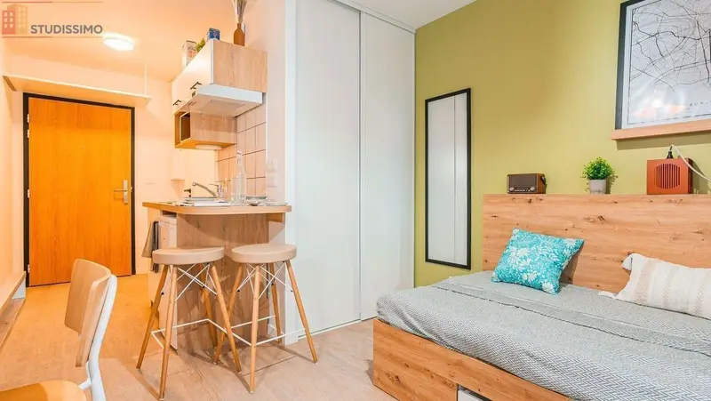 Studio meublé 19m² Saint-Ouen-sur-Seine - Résidence étudiante, proche métro - Photo 14