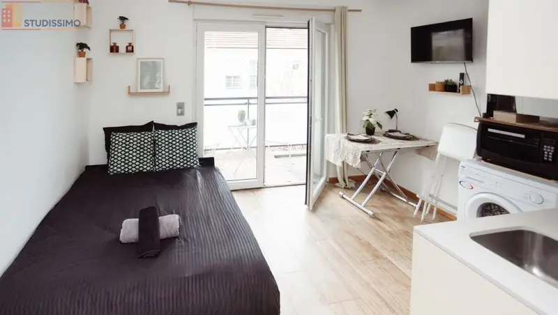 Studio meublé 20m² Livry-Gargan - Lumineux, résidence calme - Photo 2