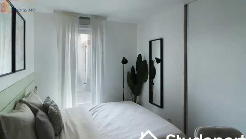 Studio meublé 11m² Saint-Denis 93210 - Meublé, étage élevé - Photo 9