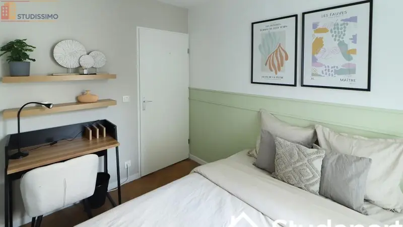 Studio meublé 11m² Saint-Denis 93210 - Meublé, étage élevé - Photo 3