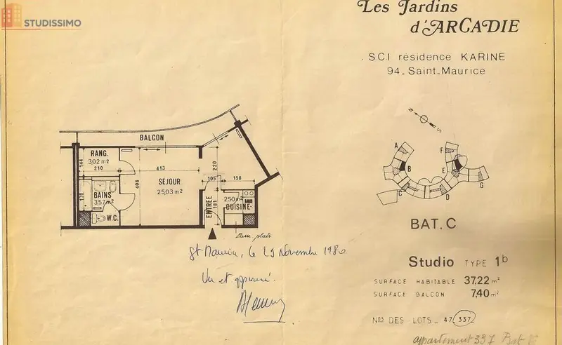 Studio 37m² Saint-Maurice - Grand, proche RER - Photo 1