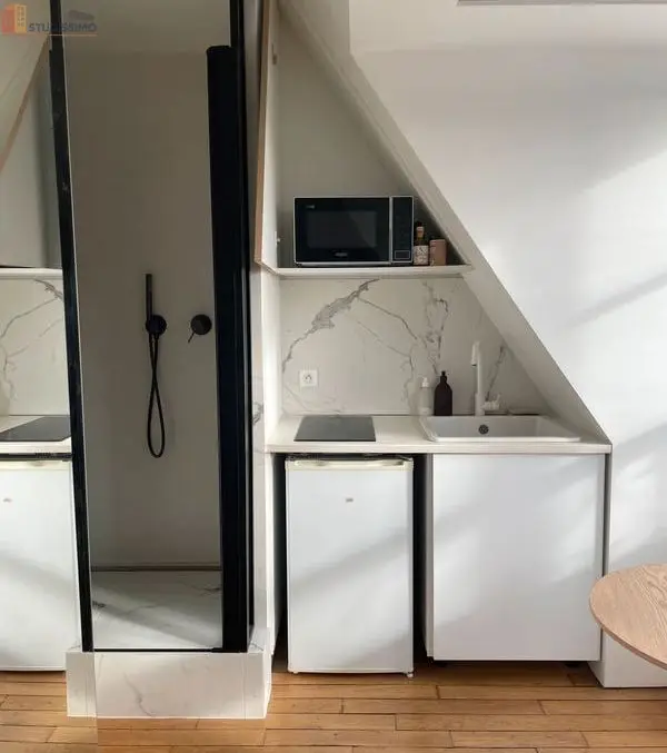 Studio 9m² Vincennes - Meublé, dernier étage - Photo 1