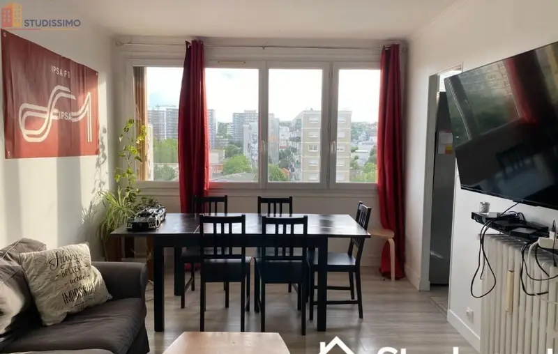 Studio meublé 11m² Vitry-sur-Seine - Lumineux, 9e étage - Photo 8