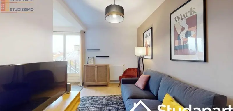 Studio meublé 11m² Choisy-le-Roi - DPE A, au 3e étage - Photo 4