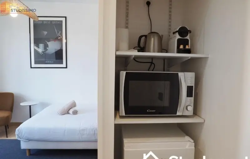 Studio meublé 20m² Vitry-sur-Seine - DPE A, 3e étage - Photo 1