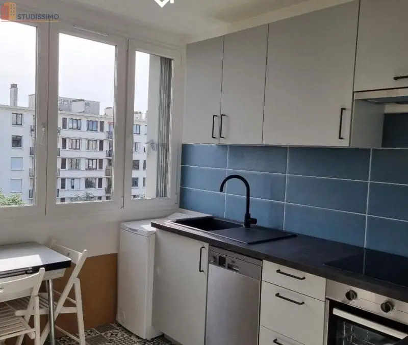 Studio meublé 9m² Villejuif - Haut étage, lumineux - Photo 1