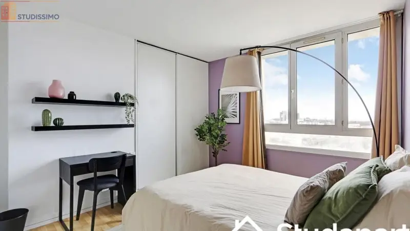 Studio meublé 13m² Le Kremlin-Bicêtre - Lumineux, 10e étage - Photo 1