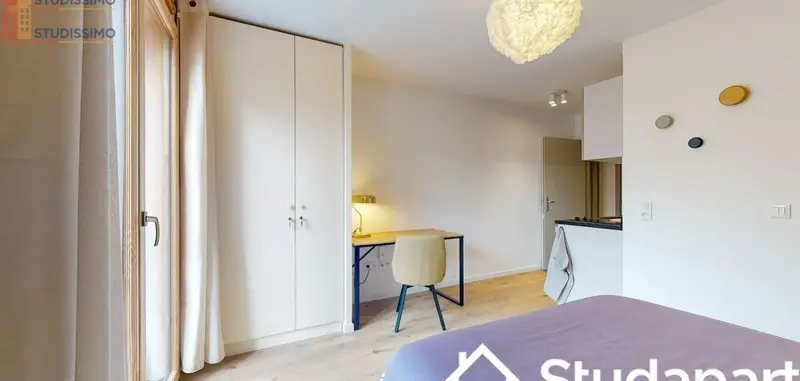 Studio meublé 20m² Rungis - Meublé, DPE A - Photo 11