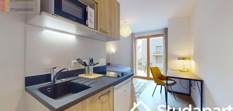 Studio meublé 20m² Rungis - Meublé, DPE A - Photo 8