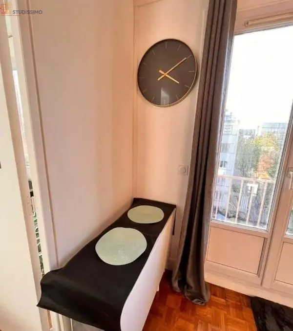 Studio meublé 8m² Villejuif - Meublé, DPE D - Photo 2