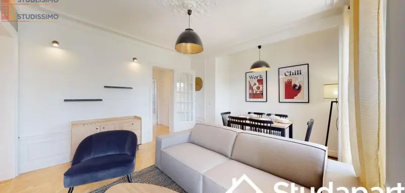 Studio meublé 13m² Choisy-le-Roi - Meublé, DPE A - Photo 2
