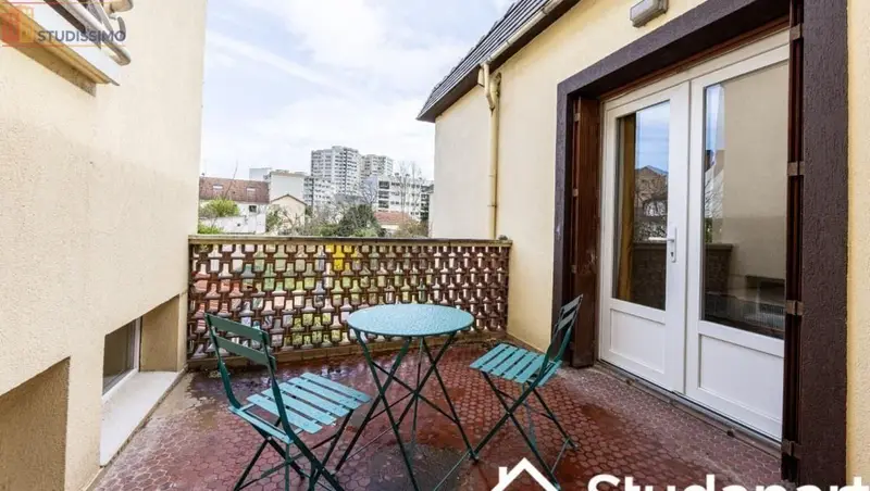 Studio meublé 13m² Créteil - Meublé, DPE A - Photo 3