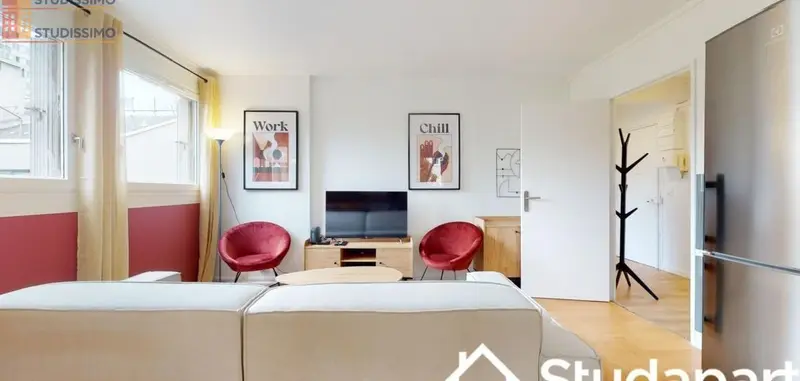 Studio meublé 10m² Villejuif - Lumineux, DPE A - Photo 7