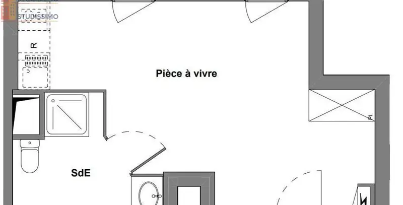 Studio 27m² Thiais - 2e étage - Photo 2