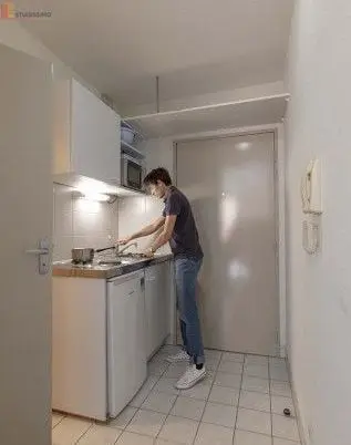 Studio meublé 18m² Ivry-sur-Seine - 5e étage, lumineux - Photo 10