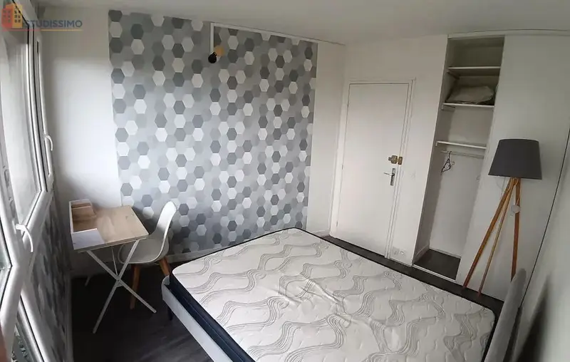 Studio meublé 13m² Créteil - Balcon privé, sécurisé - Photo 1
