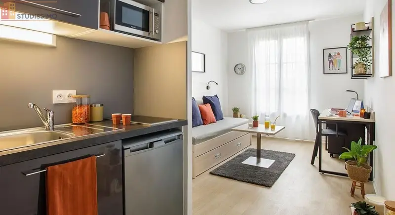 Studio 18m² Pontoise - Meublé, DPE C - Photo 3