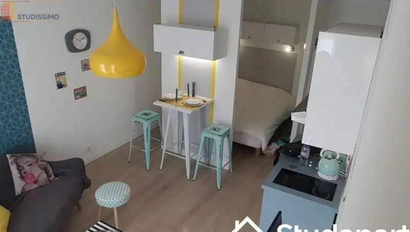 Studio meublé 24m² Cergy - Lumineux, meublé - Photo 2