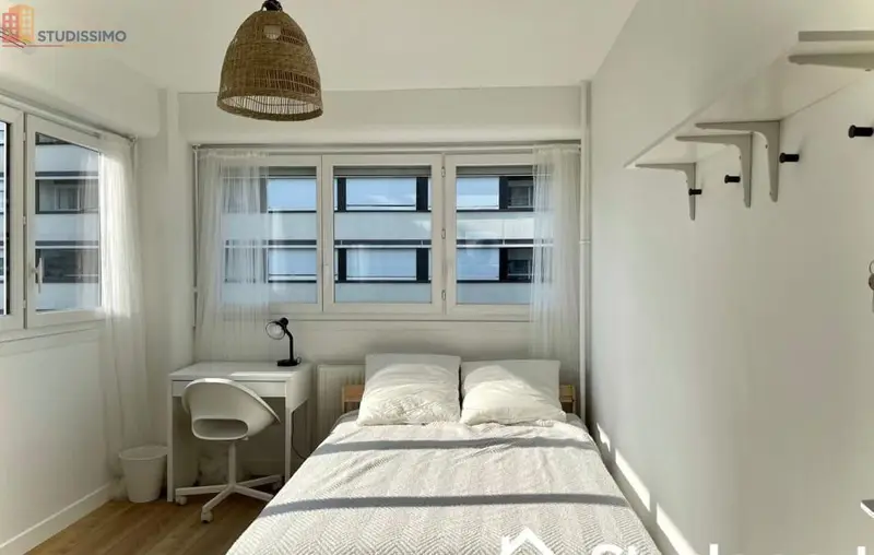 Studio meublé 13m² Pontoise - Meublé, DPE A - Photo 1