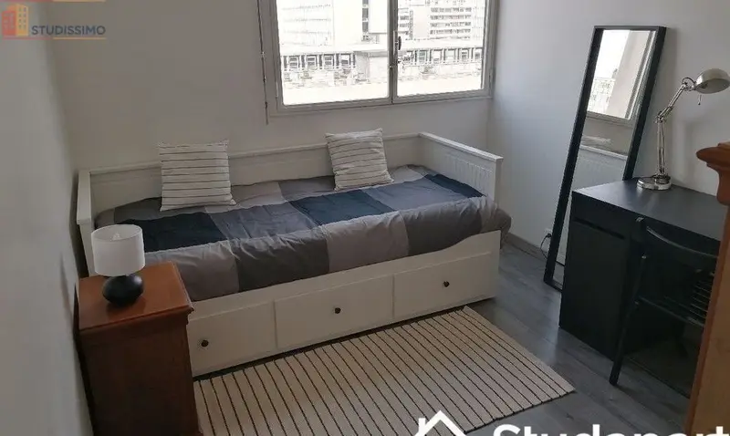 Studio meublé 10m² Sarcelles - Étage élevé, lumineux - Photo 1