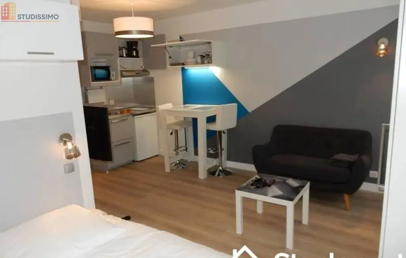 Studio meublé 21m² Cergy - Meublé, DPE D - Photo 1
