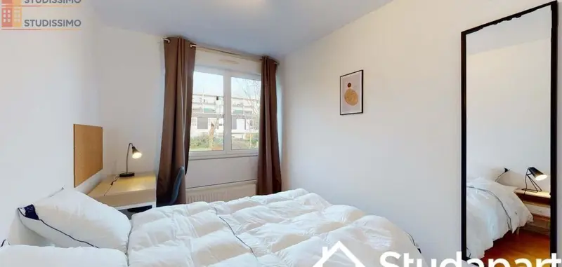 Studio meublé 9m² Cergy - Compact, lumineux - Photo 2