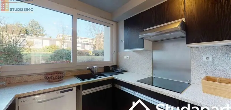 Studio meublé 9m² Cergy - Compact, lumineux - Photo 1