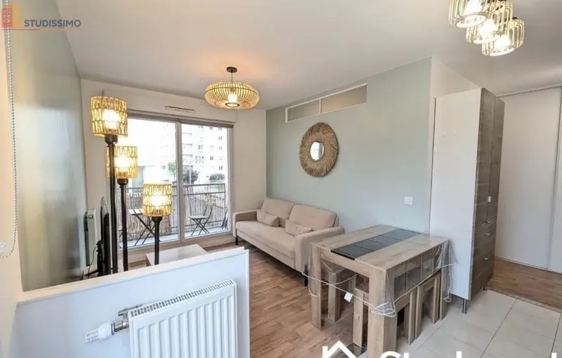 Studio meublé 9m² Cergy - Meublé, DPE D - Photo 4