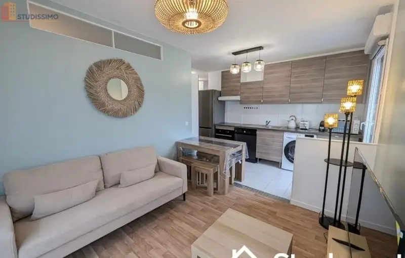 Studio meublé 9m² Cergy - Meublé, DPE D - Photo 2