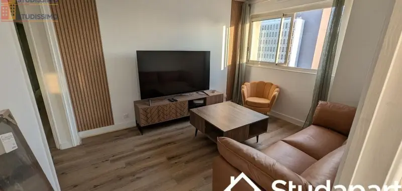 Studio meublé 11m² Sarcelles - Étage élevé, lumineux - Photo 2