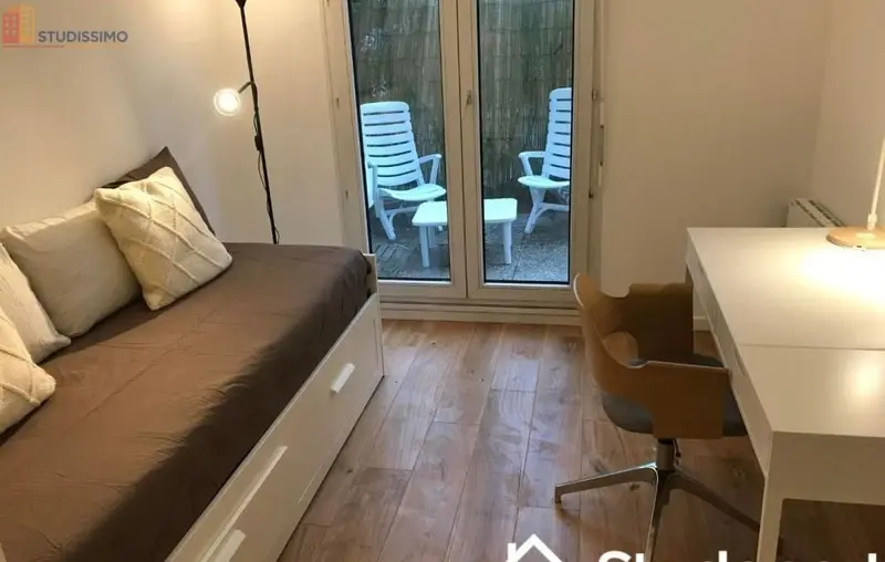 Studio meublé 9m² Cergy - Chambre compacte, meublé - Photo 3