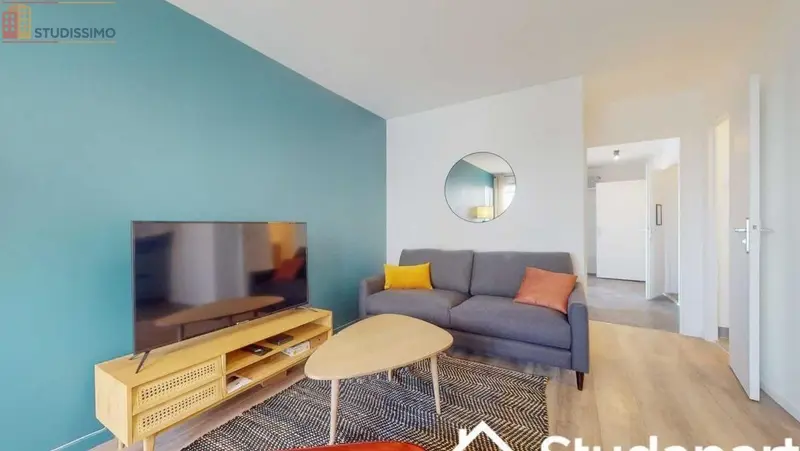 Studio meublé 11m² Cergy - Lumineux, 8ᵉ étage - Photo 2