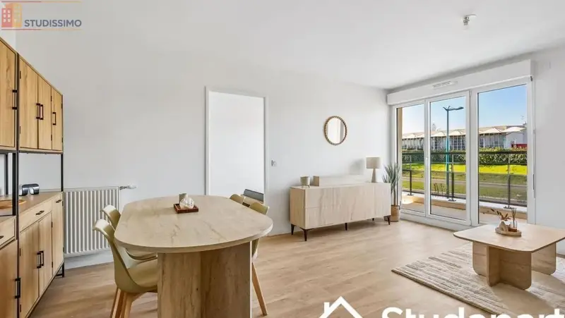 Studio meublé 24m² Pontoise - Meublé, DPE A - Photo 2