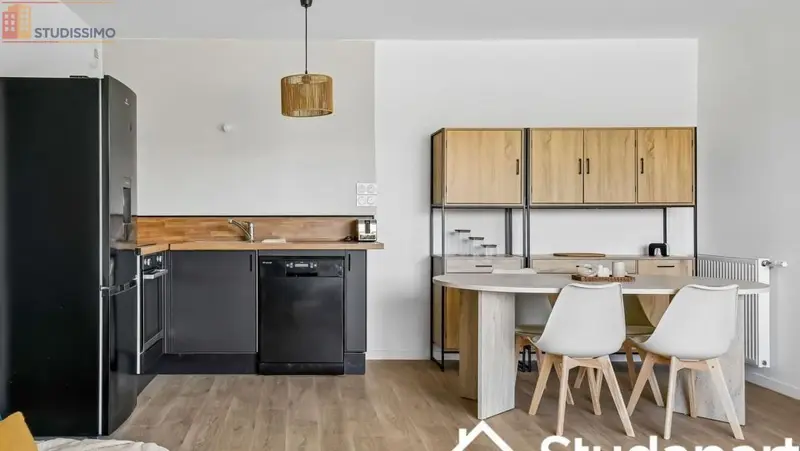 Studio meublé 24m² Pontoise - Meublé, DPE A - Photo 3
