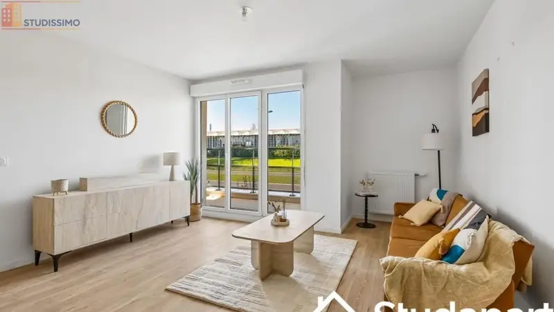 Studio meublé 24m² Pontoise - Meublé, DPE A - Photo 1