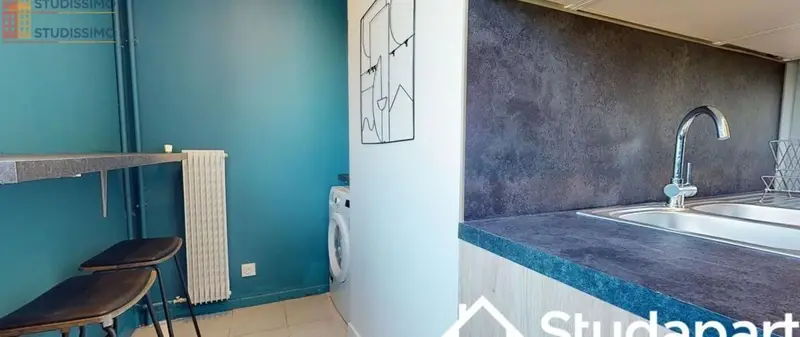 Studio meublé 10m² Cergy - Meublé, DPE A - Photo 1