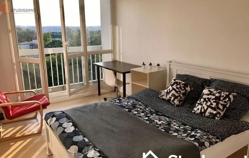 Studio meublé 9m² Cergy - Lumineux, 5e étage - Photo 7