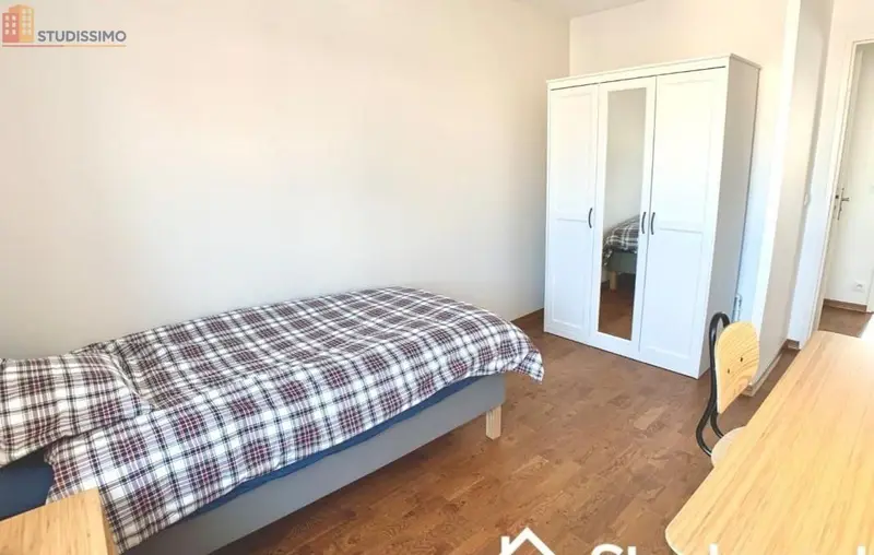 Studio meublé 11m² Cergy - Calme, 4e étage - Photo 1