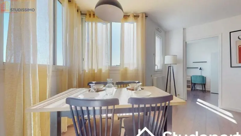 Studio meublé 9m² Bezons - Lumineux, 4e étage - Photo 2