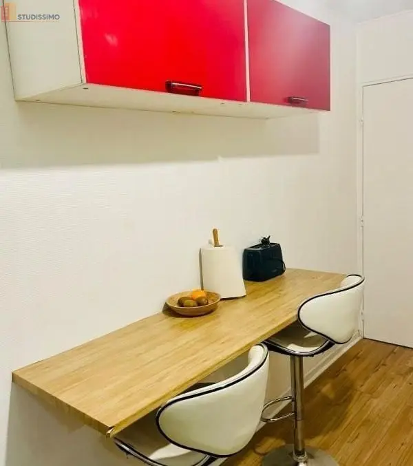 Studio meublé 9m² Cergy - Meublé, DPE A - Photo 1