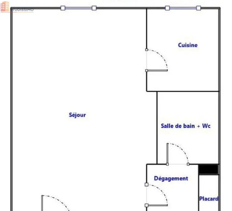 Studio 34m² Cergy - Meublé, 2e étage - Photo 5